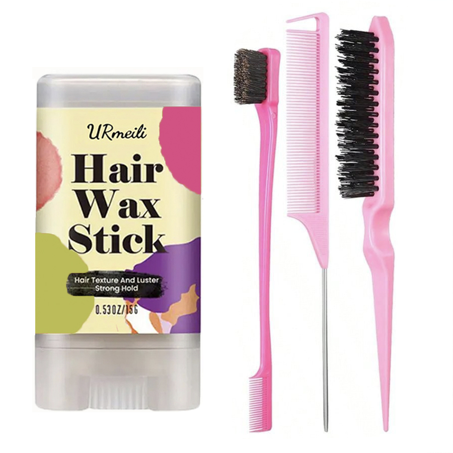 Waxing Kit Home - Cire coiffante en stick, avec brosse