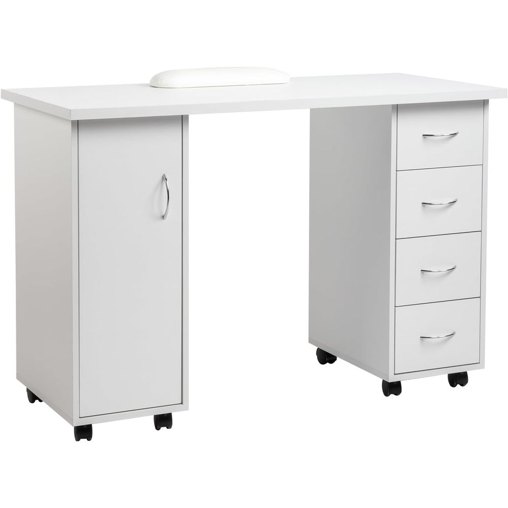 W Spa & Wellness - Table de manucure roulante avec armoire,