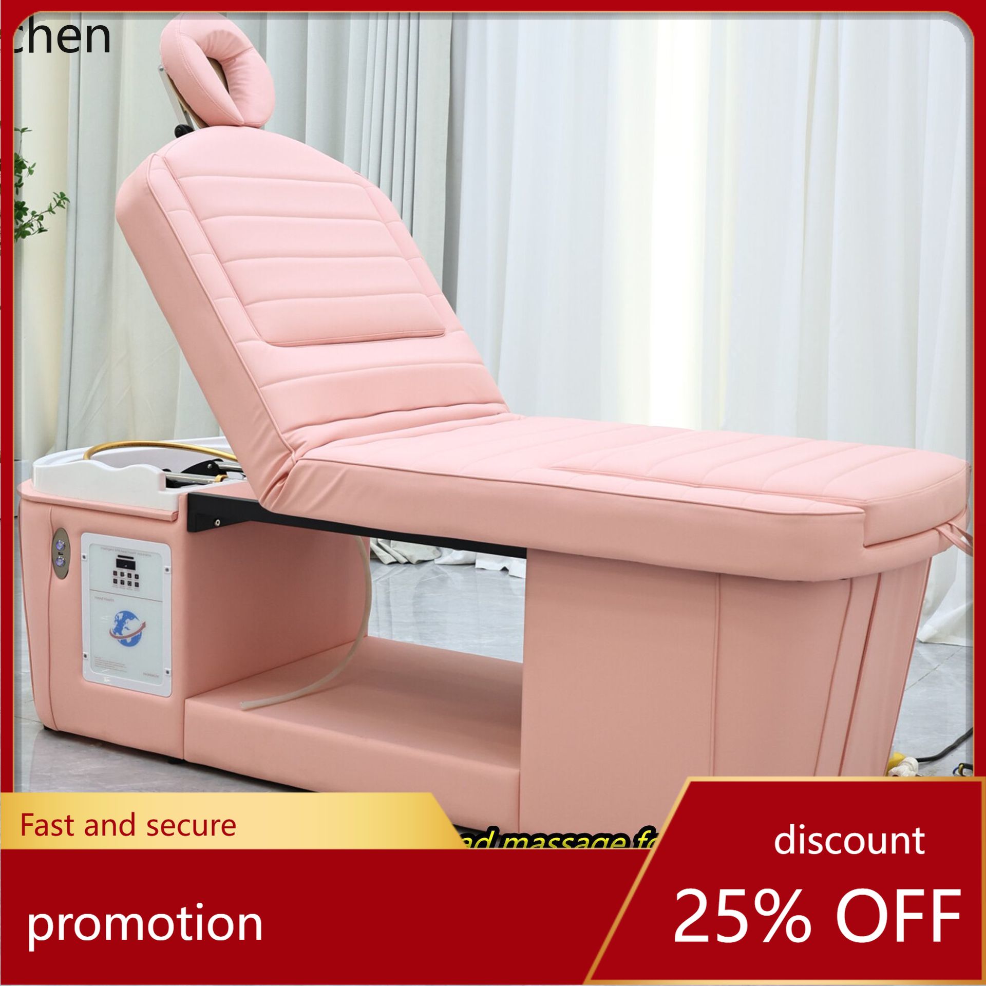 Spa Wellness And Beauty - LXC Lit de shampoing réglable haut