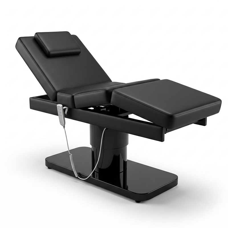 Spa Wellness And Beauty - Lit de massage spa minimaliste noir