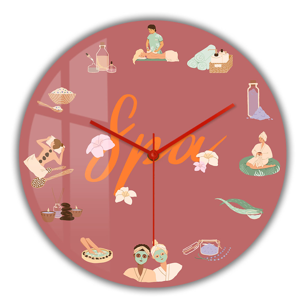Horloge murale silencieuse à q - Spa Wellness And Beauty avis et prix