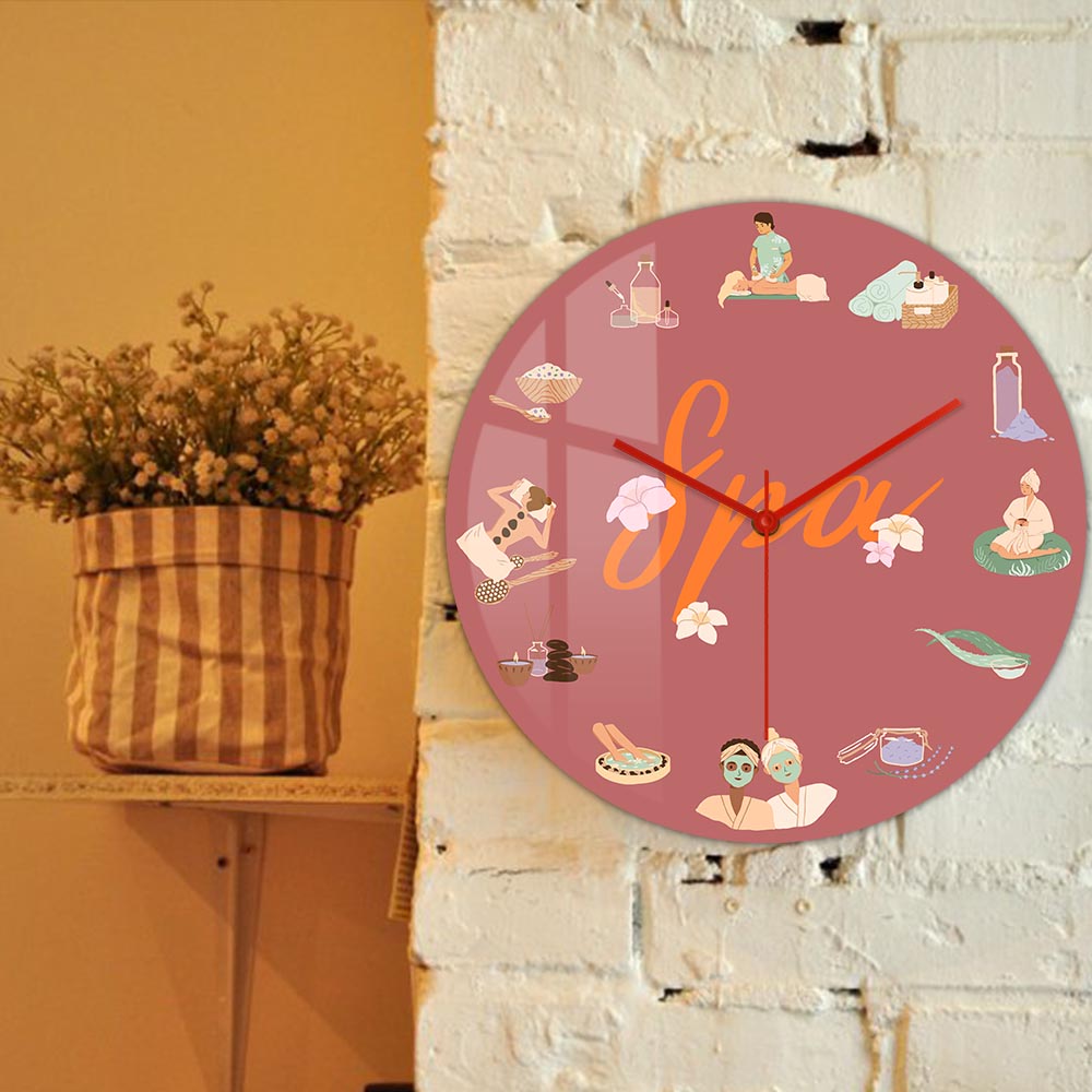 Horloge murale silencieuse à q - Spa Wellness And Beauty avis et prix