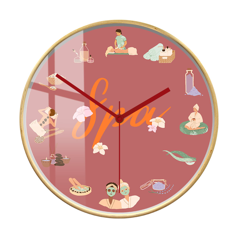 Horloge murale silencieuse à q - Spa Wellness And Beauty avis et prix